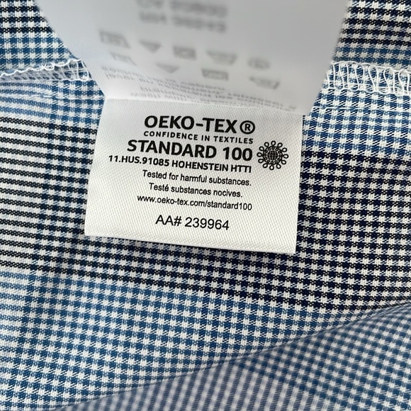 Men’s Van Heusen Flex Slim Fit Stretch Long Sleeve Button Down Dress Shirt Large - Picture 16 of 16